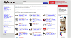 Desktop Screenshot of bigbazar.cz